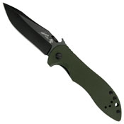 CQC-5K Olive Drab G-10 Handle Folding Knife