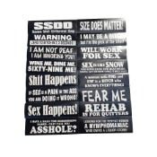 Vintage 80s Rude Stickers