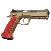 KJW CZ SP-01 Gas BlowBack Gun Red Grips