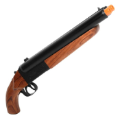 Mad Max Full Metal Real Wood Airsoft Double Barrel Gas Shotgun