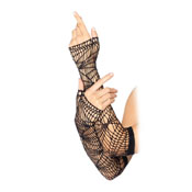 Leg Avenue 2114 Distressed Net Arm Warmers