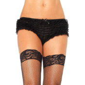 Micromesh Lace Ruffle Tanga Short 