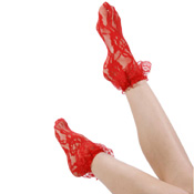 Leg Avenue Womens Lace Anklet Socks