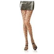 Leg Avenue 7271 Paper Print Leopard Tights
