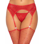 Roxy Rhinestone Garter Belt