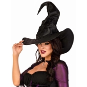 Luxurious Large Ruched Witch Hat