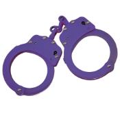 Tactical Chained Handcuffs with Nylon Case