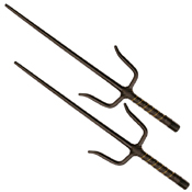 MC-2311 Octagon Metal 2 Pcs Sai Set