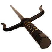 MC-2311 Octagon Metal 2 Pcs Sai Set