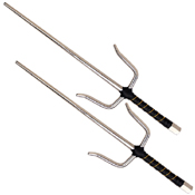 MC-2311 Octagon Metal 2 Pcs Sai Set