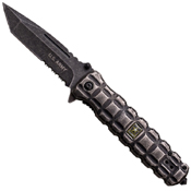 US Army Half Serrated 4 Inch Blade Folding Knife