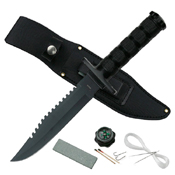 CK-086 Reverse Serrated 6 Inch Fixed Blade Knife