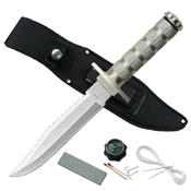 CK-086 Reverse Serrated 6 Inch Fixed Blade Knife