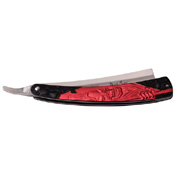 Dark Side Blades Mirror Razor Blade Folding Knife