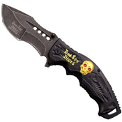 Dark Side Stainless Steel 2.8mm Thick Folding Blade Knife