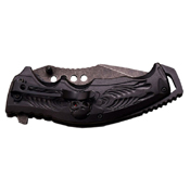 Dark Side Stainless Steel 2.8mm Thick Folding Blade Knife