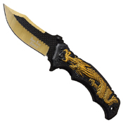 Dark Side Blades Clip Point Fine Edge Folding Knife