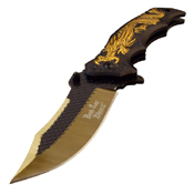 Dark Side Blades Clip Point Fine Edge Folding Knife