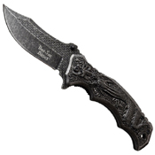 Dark Side Blades Clip Point Fine Edge Folding Knife