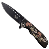 Dark Side Blades 3.75 Inch Drop Point Folding Blade Knife