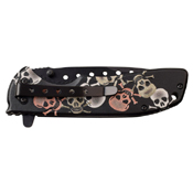 Dark Side Blades 3.75 Inch Drop Point Folding Blade Knife