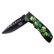 Dark Side Blades 3.75 Inch Drop Point Folding Blade Knife