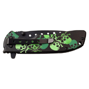 Dark Side Blades 3.75 Inch Drop Point Folding Blade Knife