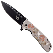 Dark Side Blades 3.75 Inch Drop Point Folding Blade Knife