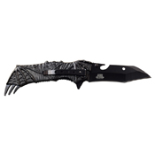 Dark Side Blades Bat Art Handle Folding Knife