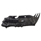 Dark Side Blades Bat Art Handle Folding Knife