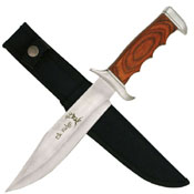 Elk Ridge 7 Inch Bowie Fine Edge Blade Fixed Knife