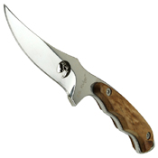 Elk Ridge Cut Out Logo on Mirror Blade Fixed Knife
