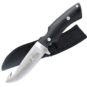 Elk Ridge Mirror Finish Gut Hook Blade Outdoor Fixed Knife 