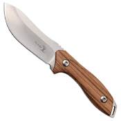 Elk Ridge Wooden Handle Fixed Blade Knife