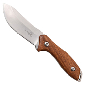 Elk Ridge Wooden Handle Fixed Blade Knife