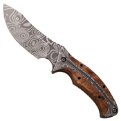 Elk Ridge Wood Inlay Handle Fixed Knife