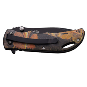 Elk Ridge Stainless Steel Overlay Handle Folding Knife