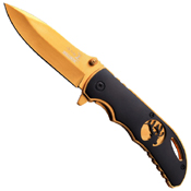 Elk Ridge Stainless Steel Overlay Handle Folding Knife