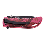 Elk Ridge Stainless Steel Overlay Handle Folding Knife