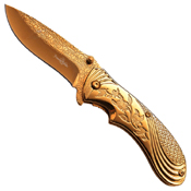 Femme Fatale Ti-Coated Blade Folding Knife