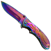 Femme Fatale Ti-Coated Blade Folding Knife
