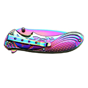 Femme Fatale Ti-Coated Blade Folding Knife