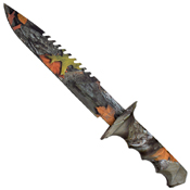 Jungle Master Rubber Handle Fixed Blade Knife