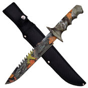 Jungle Master Rubber Handle Fixed Blade Knife