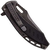 US Marines A1043BK Stonewash Finish Blade Folding Knife