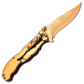 Masters Collection 3D Sculpted Mermaid Folding Knife