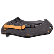 Masters Collection Acid Etched Handle Folding Knife