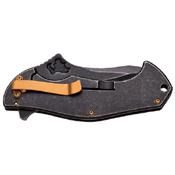 Masters Collection Acid Etched Handle Folding Knife