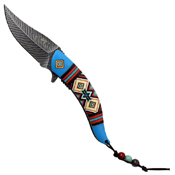 Masters Collection Feather Shape Blade Folding Knife