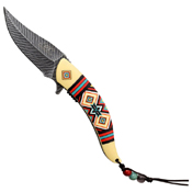 Masters Collection Feather Shape Blade Folding Knife